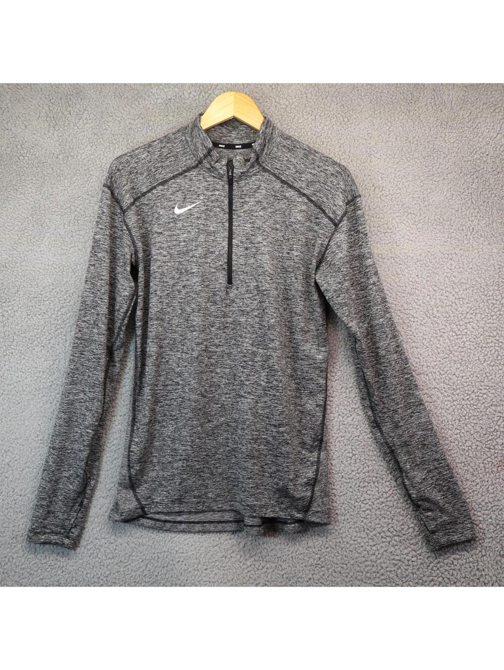 Nike Element Dri-Fit Half Zip Small Heather Gray 896691 061